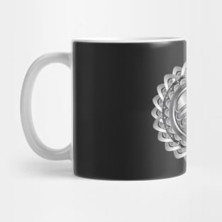 Islamic Bismillah Lotus - Silver Mug